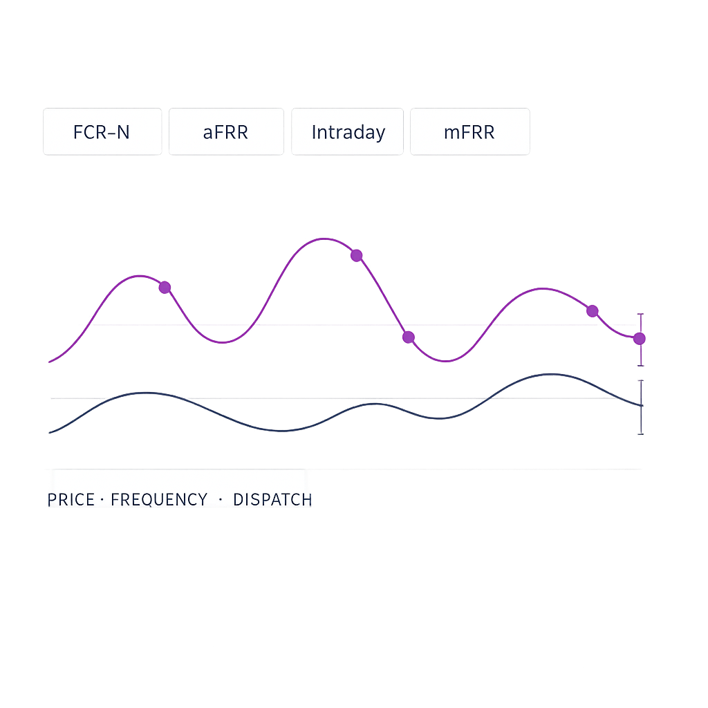 Market connectivity — frequency & dispatch